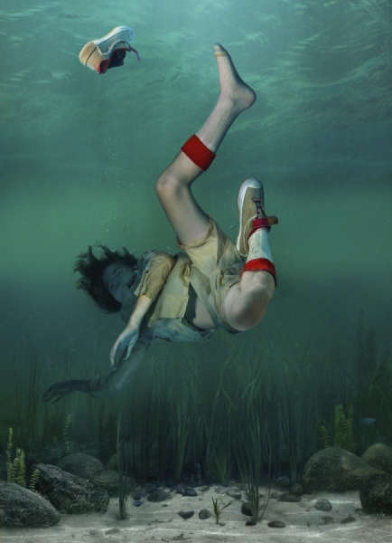 Photograph Todd Baxter Owl Scouts Underwater on One Eyeland